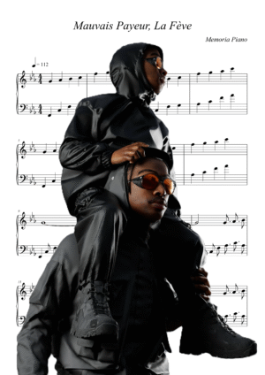 Partition de piano Mauvais Payeur La Fève