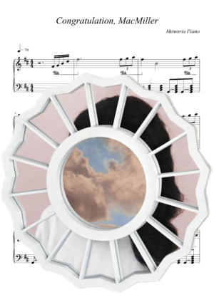 Partition de piano Congratulation Mac Miller