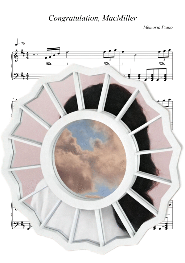 Partition de piano Congratulation Mac Miller